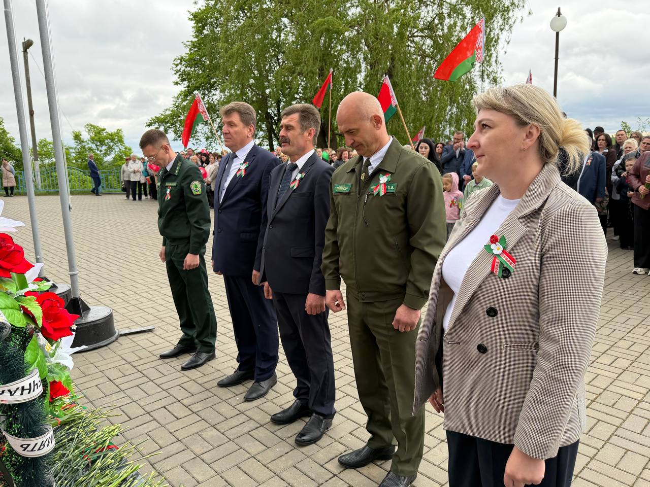 Фотафакт: З пачуццём падзякі аддаём даніну павагі подзвігу