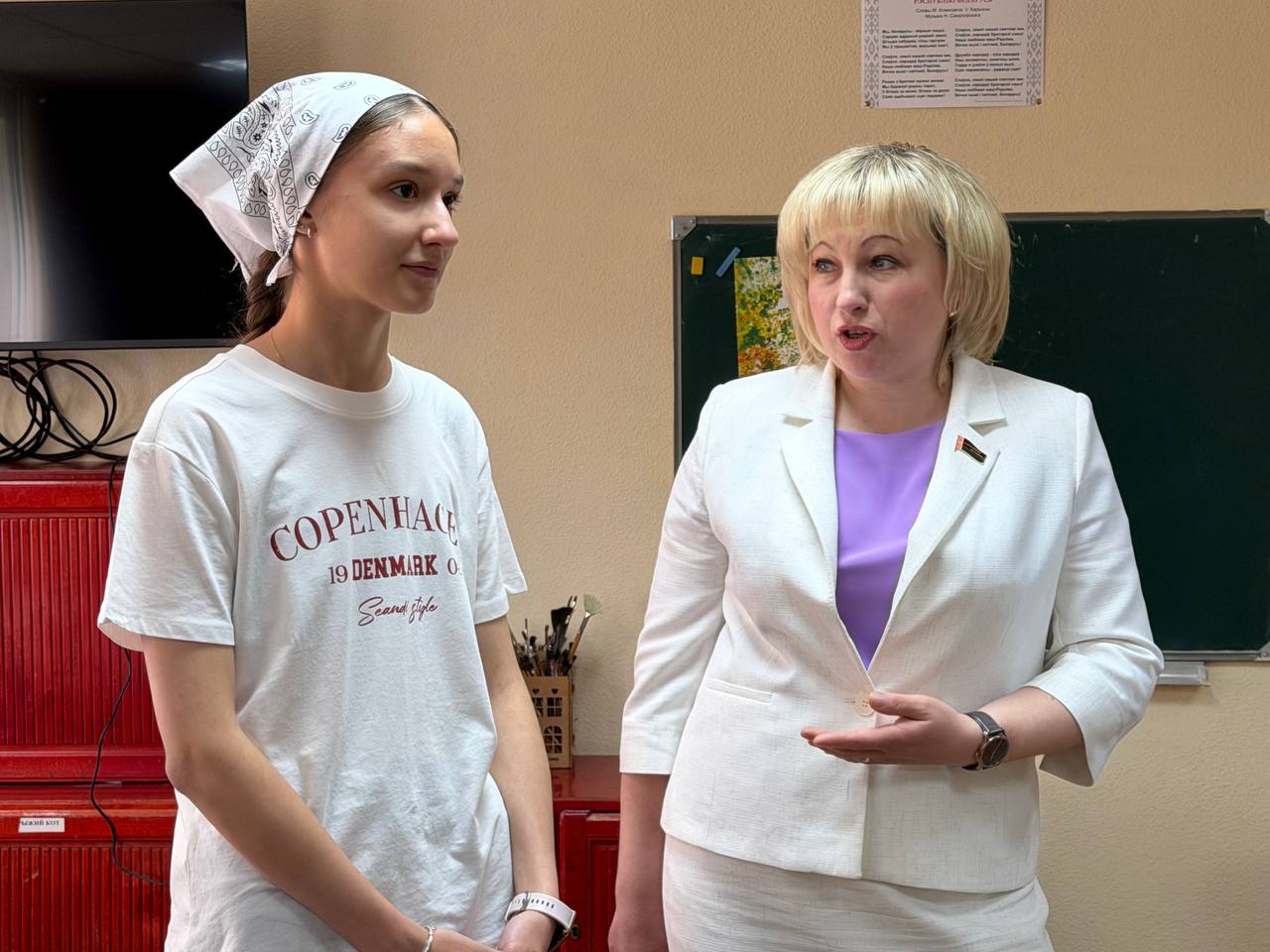 Светлана Сенько посетила воспитанников лагеря труда и отдыха «Творцы»