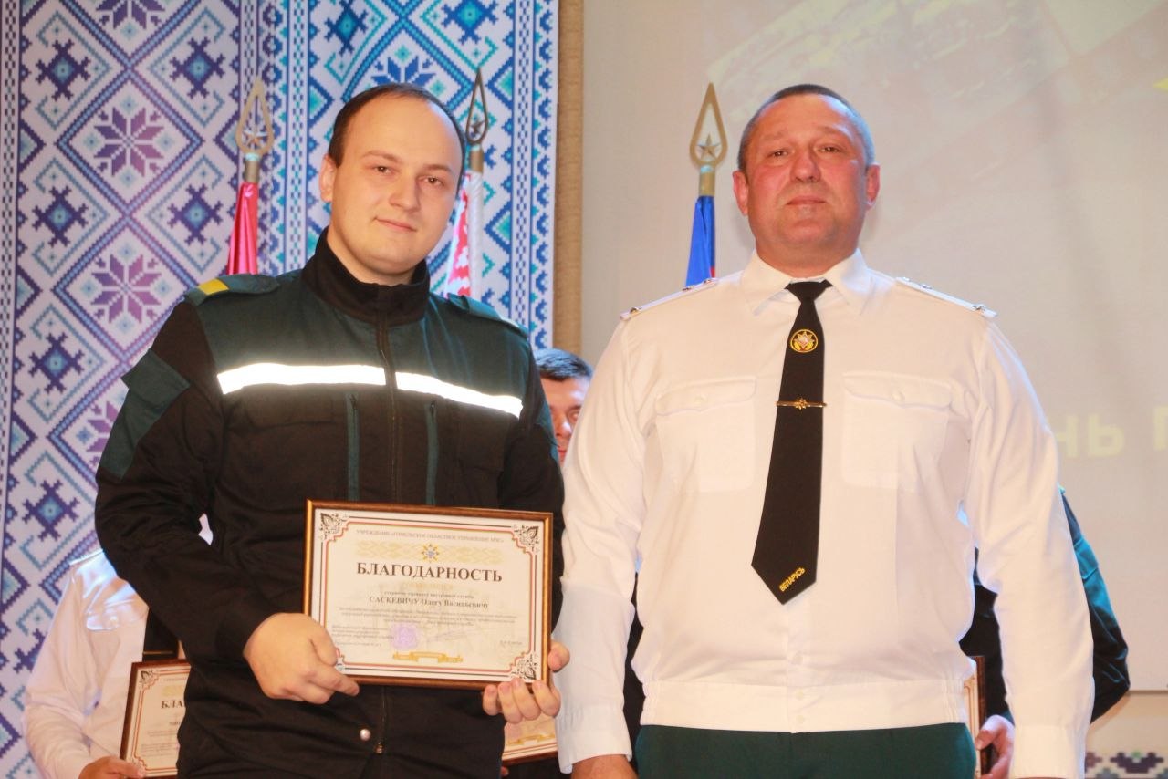 Гераізм як штодзённая праца: у раёне ўшанавалі ахоўнікаў спакою і жыцця 