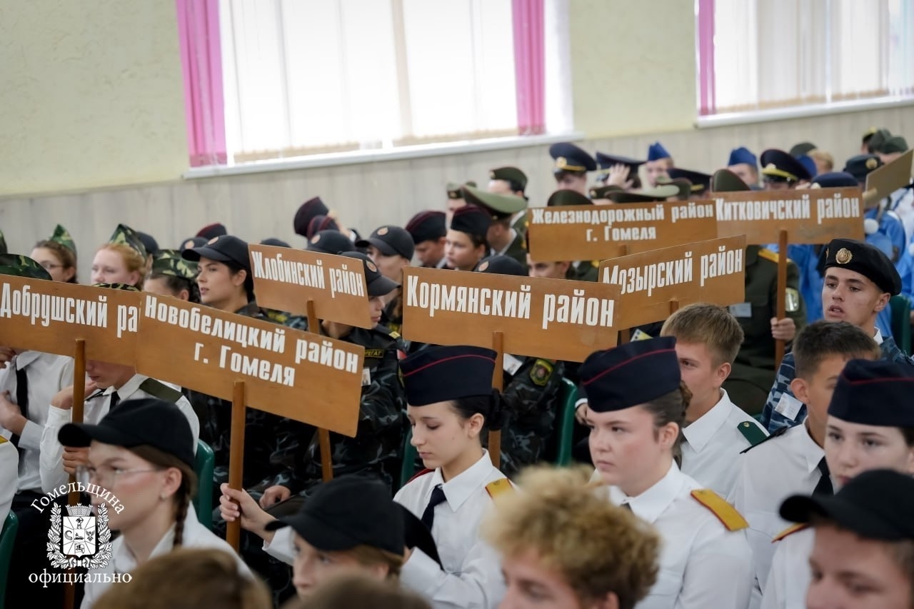 Петриковский район на областном слёте юных друзей милиции