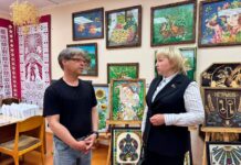 Жывы дыялог з землякамі