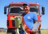 Сяргей Мацэгуда першым у раёне адвёз 1000 тон збожжа
