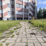 Пешаходныя дарожкі зарастаюць бур’яном