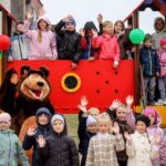 «Дзіцячы астравок. Цёплыя далонькі»: у Капаткевічах адкрылі новую гульнявую пляцоўку